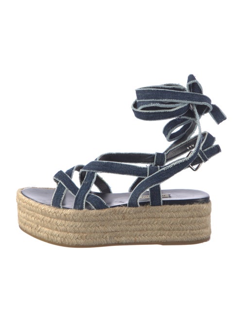 Miu Miu Denim Espadrilles