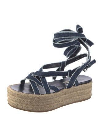 Miu Miu Denim Espadrilles