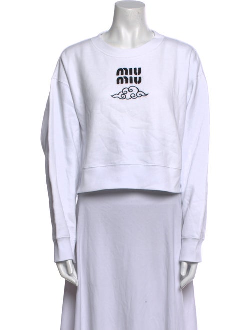 Miu Miu 2024 Graphic Print Sweatshirt