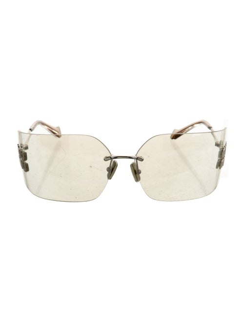 Miu Miu Oversize Mirrored Sunglasses