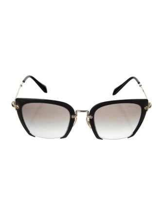 Miu Miu Square Gradient Sunglasses
