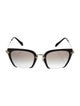 Miu Miu Square Gradient Sunglasses