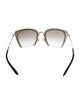 Miu Miu Square Gradient Sunglasses