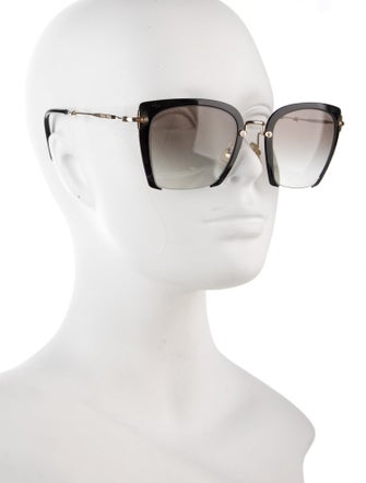 Miu Miu Square Gradient Sunglasses