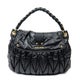 Miu Miu Leather Coffer Double Pocket Hobo