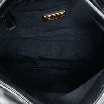 Miu Miu Leather Coffer Double Pocket Hobo