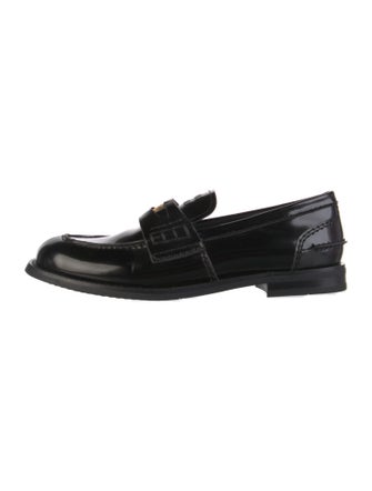 Miu Miu Leather Loafers