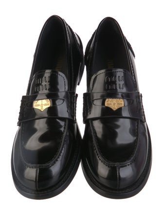 Miu Miu Leather Loafers