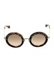 Miu Miu Round Tinted Sunglasses