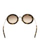 Miu Miu Round Tinted Sunglasses