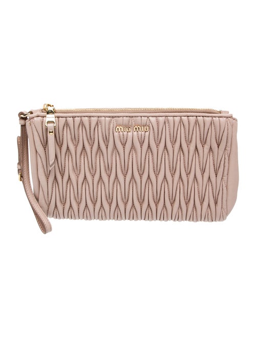 Miu Miu Leather Clutch