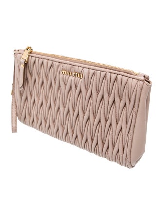 Miu Miu Leather Clutch