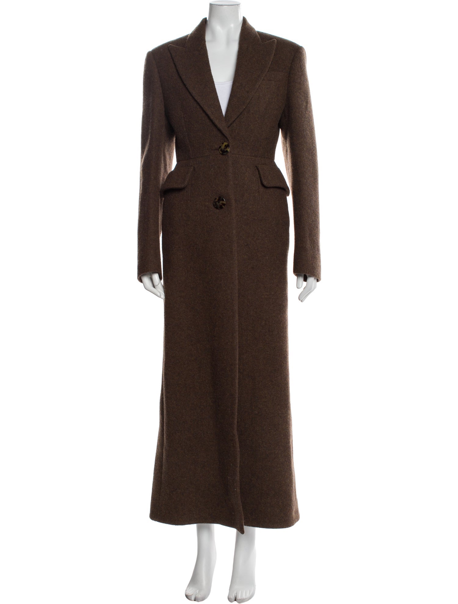 Miu Miu 2020 Wool Faux Fur Coat