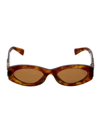 Miu Miu Square Tinted Sunglasses