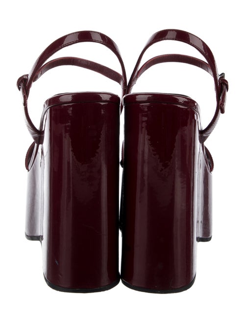 Miu Miu Patent Leather Sandals