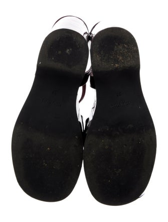 Miu Miu Patent Leather Sandals