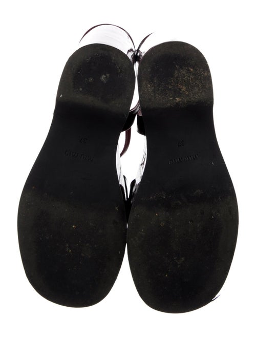 Miu Miu Patent Leather Sandals