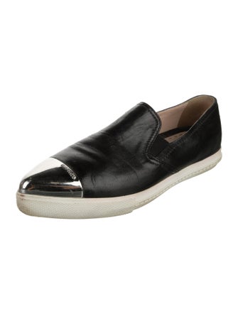 Miu Miu Leather Loafers