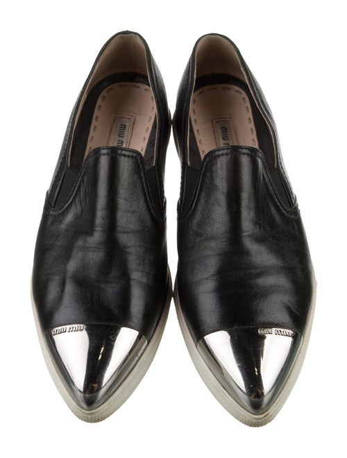 Miu Miu Leather Loafers