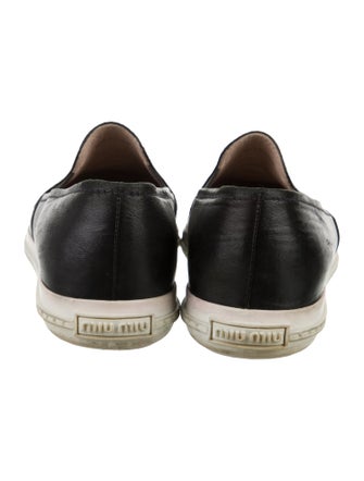 Miu Miu Leather Loafers