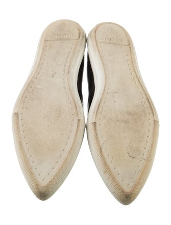Miu Miu Leather Loafers