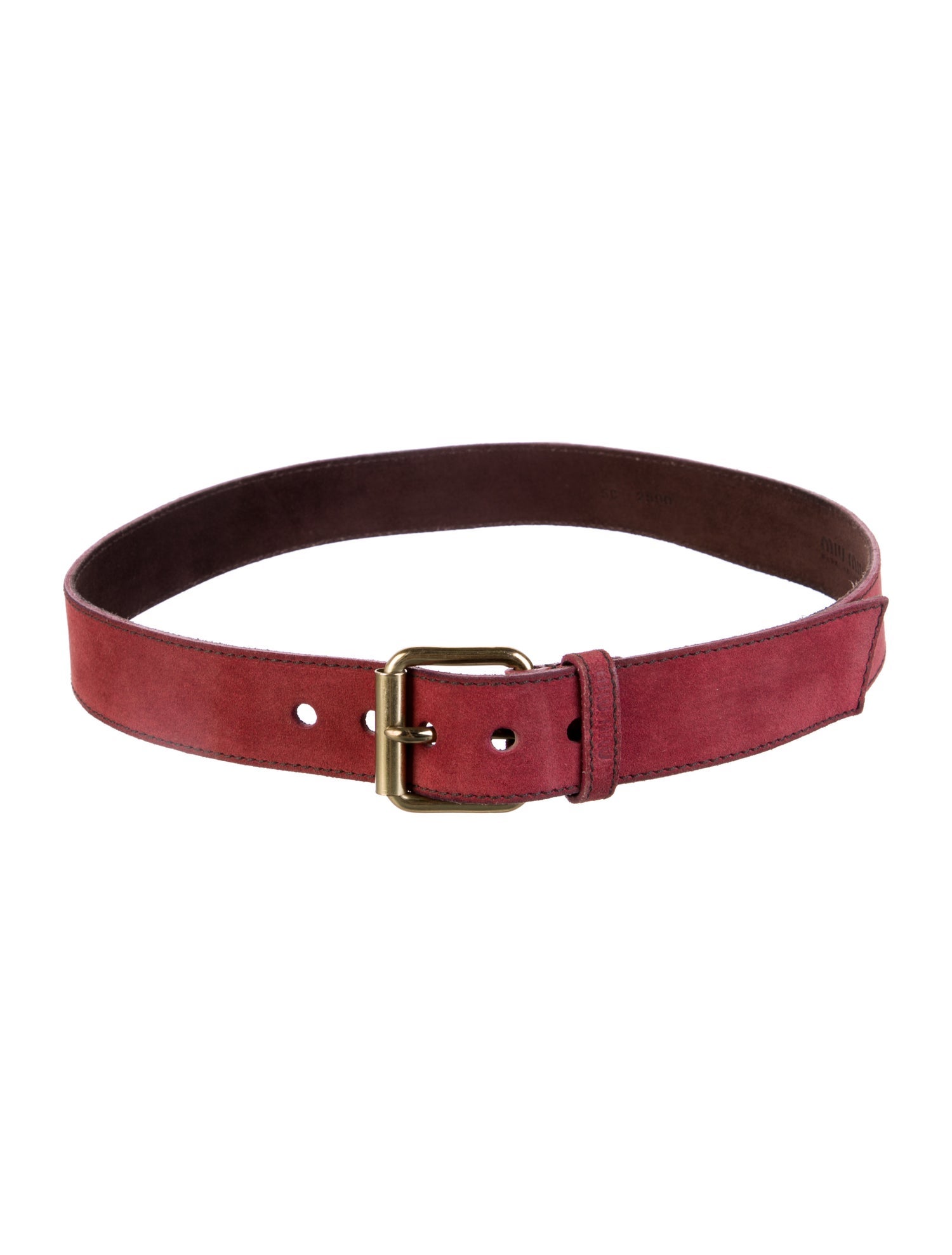 Miu Miu Suede Belt