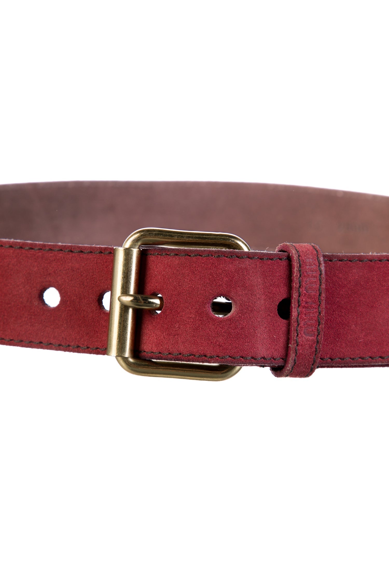 Miu Miu Suede Belt