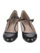 Miu Miu Patent Leather Crystal Embellishments Mary Jane Flats
