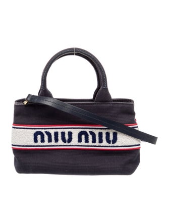 Miu Miu Denim Shoulder Bag