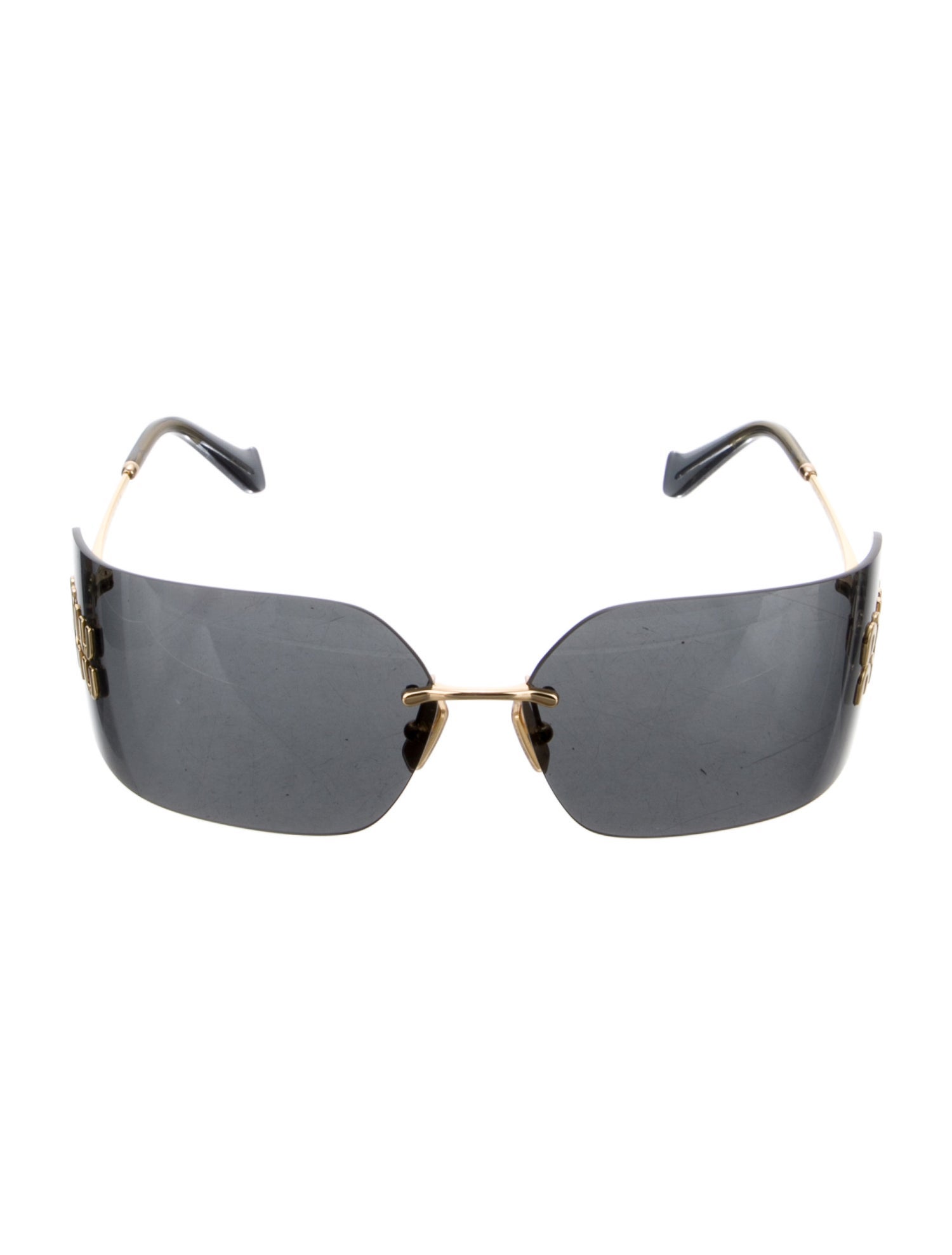 Miu Miu Square Tinted Sunglasses w/ Tags