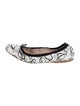 Miu Miu Leather Printed Ballet Flats