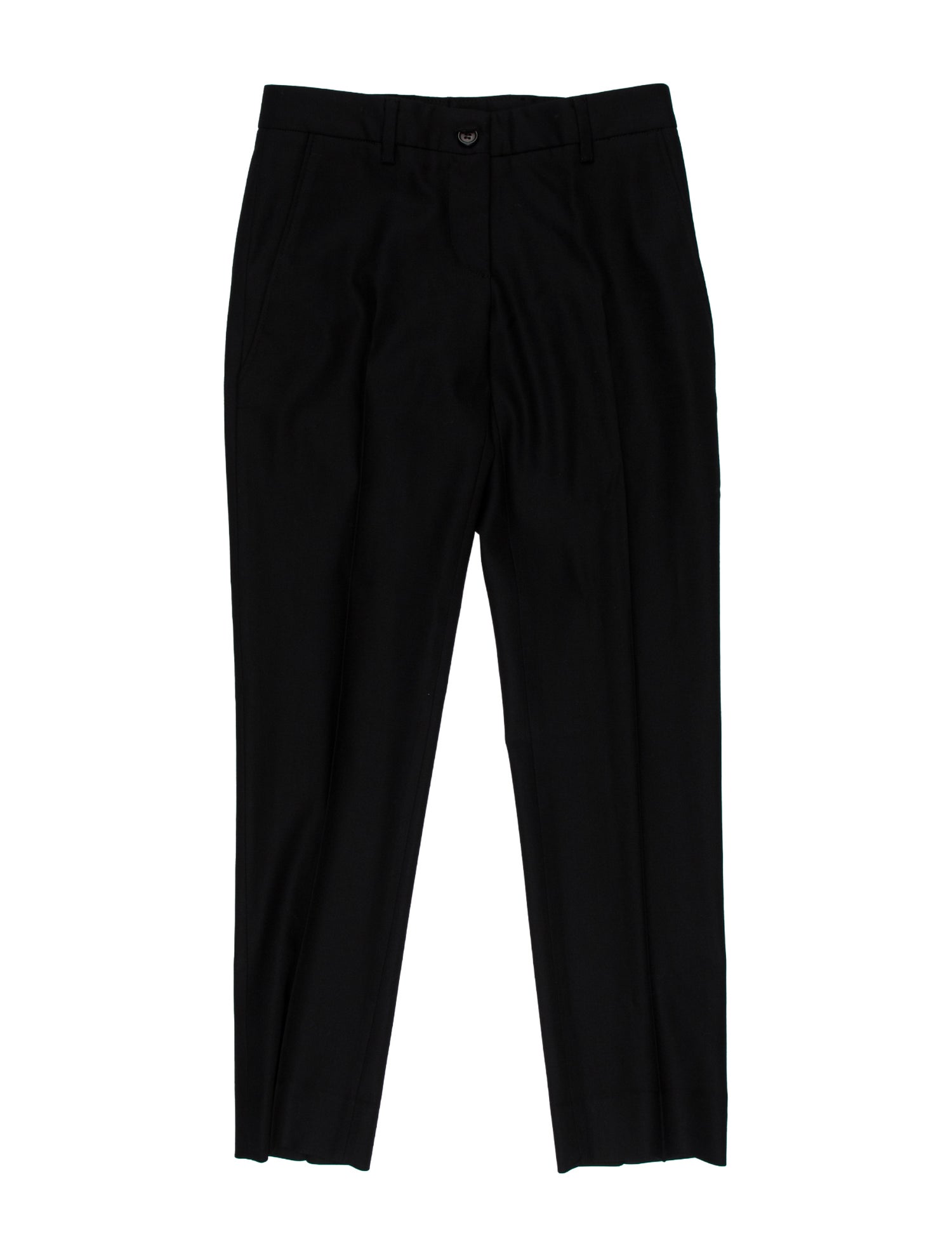 Miu Miu Virgin Wool Straight Leg Pants