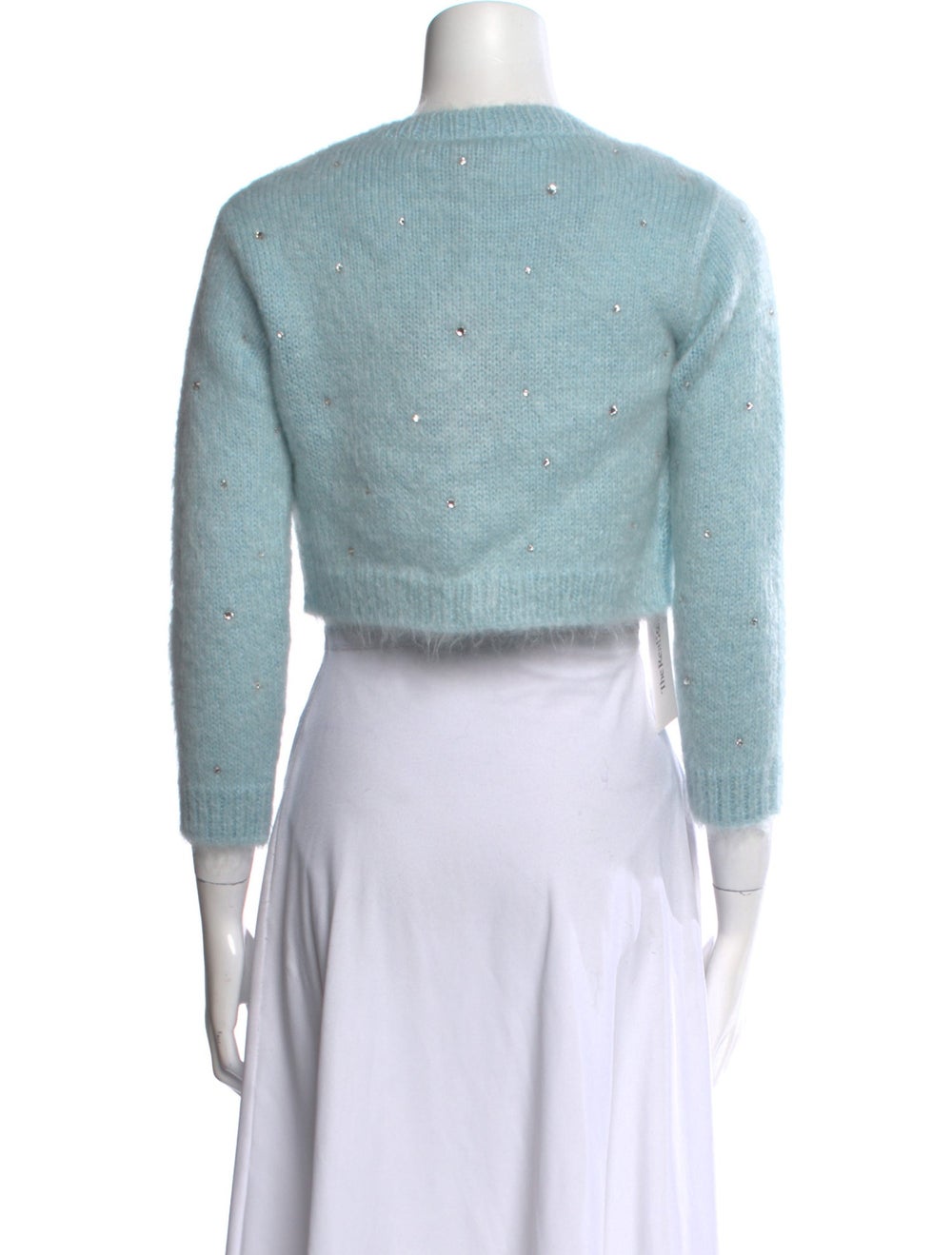Miu Miu Mohair Cropped Sweater From the 2020 Coll… - image 3