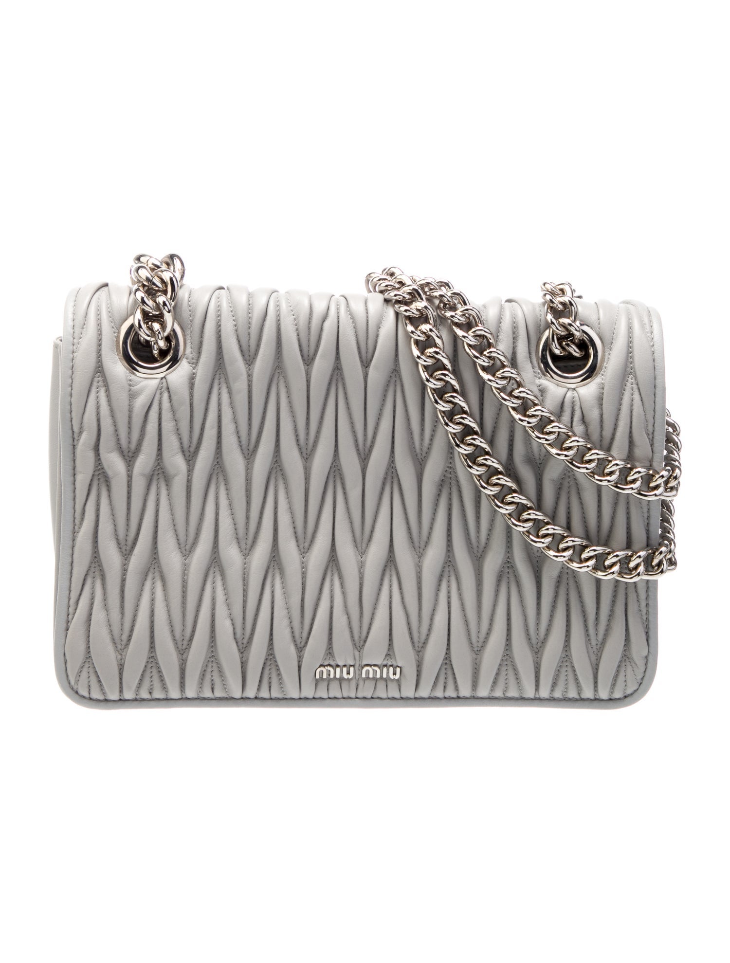 Miu Miu Leather Matelassé Club Medium