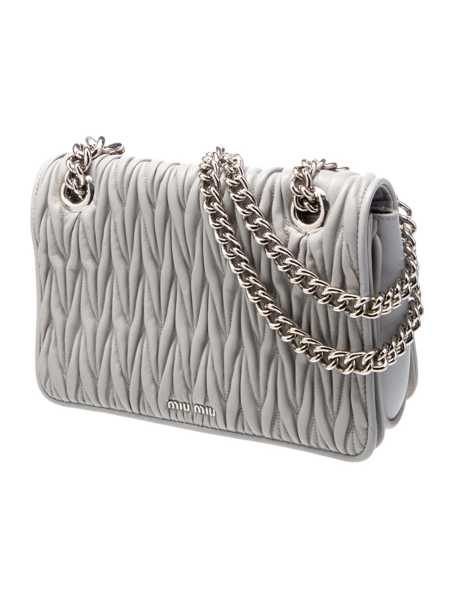 Miu Miu Leather Matelassé Club Medium