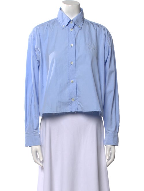 Miu Miu 2024 Long Sleeve Button-Up Top