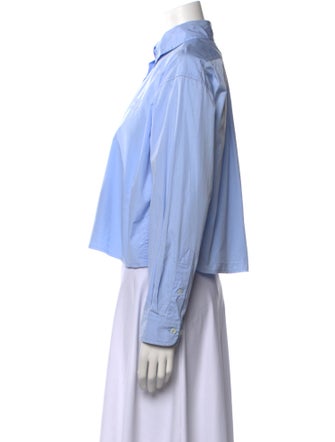 Miu Miu 2024 Long Sleeve Button-Up Top