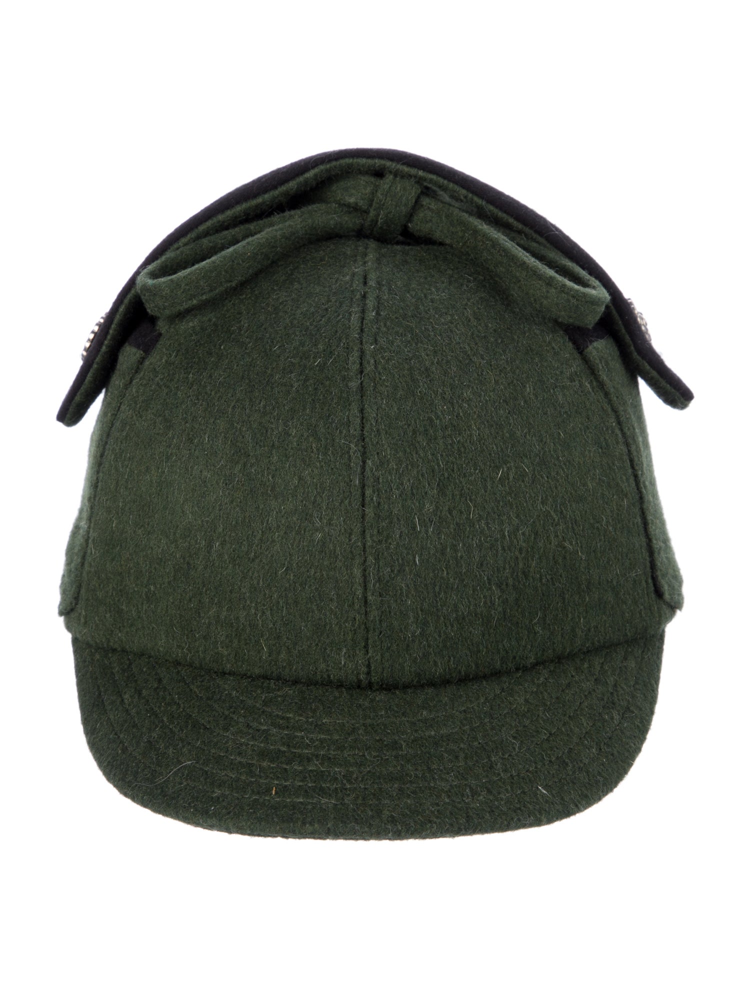 Miu Miu Loden Button Detail Hat w/ Tags