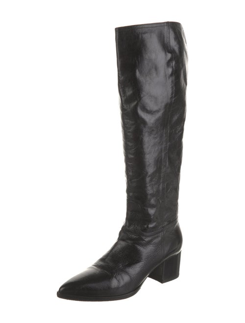 Miu Miu Leather Riding Boots