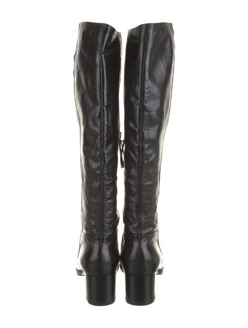 Miu Miu Leather Riding Boots
