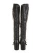 Miu Miu Leather Riding Boots