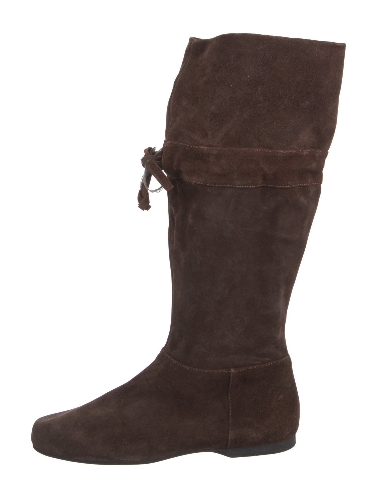 Miu Miu Suede Riding Boots