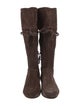 Miu Miu Suede Riding Boots