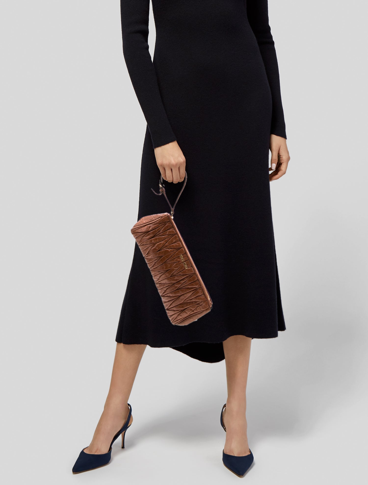 Miu Miu Leather Nappa Matelasse Vintage