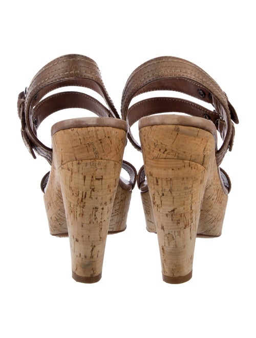 Miu Miu Leather Slingback Sandals