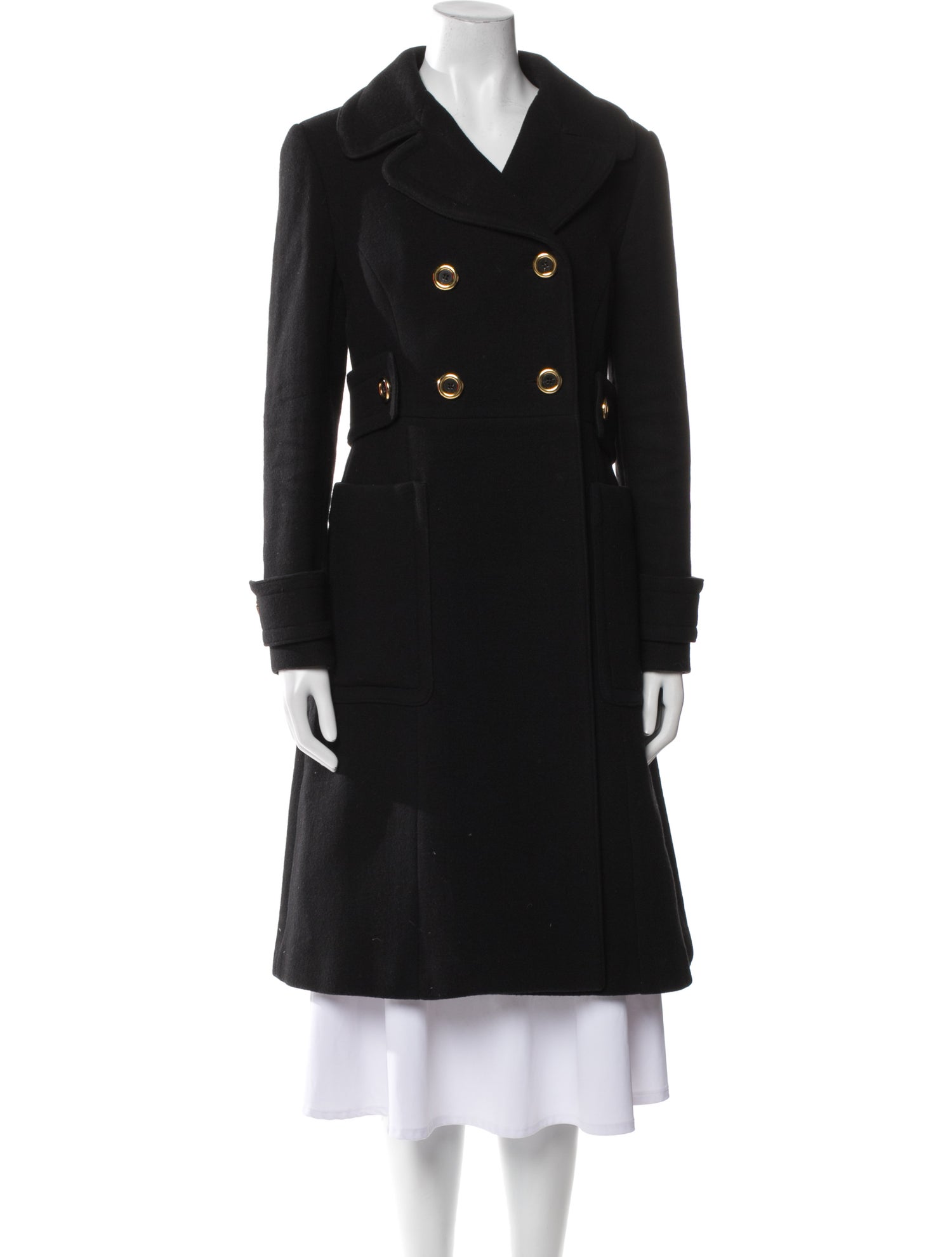 Miu Miu 2016 Virgin Wool Peacoat