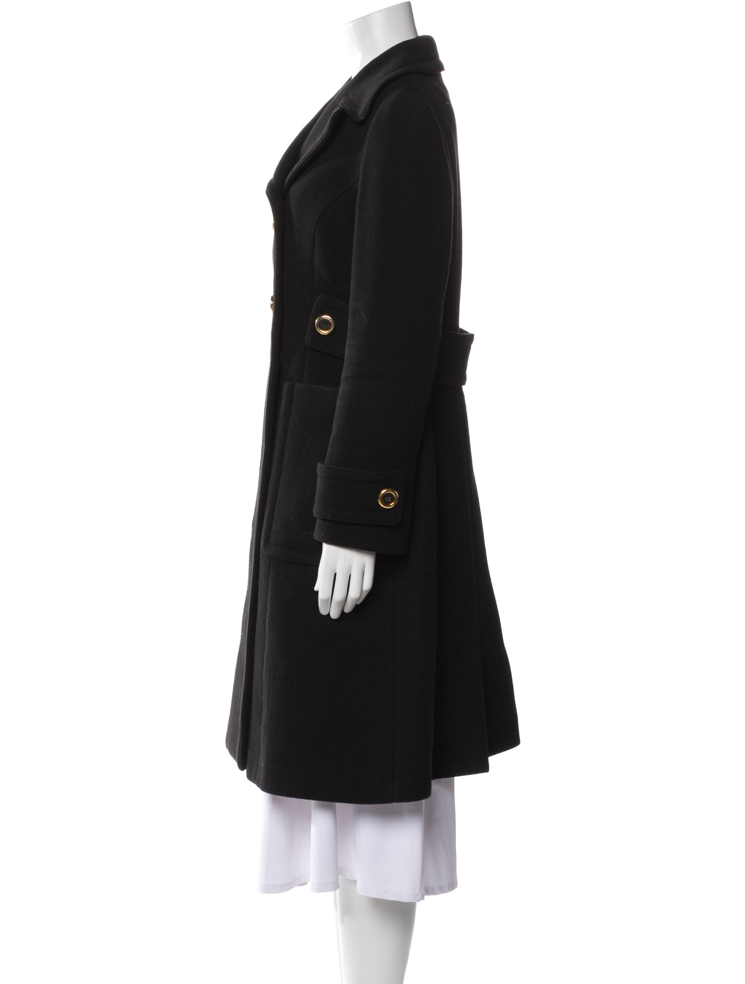 Miu Miu 2016 Virgin Wool Peacoat