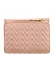Miu Miu Leather Printed Compact Wallet