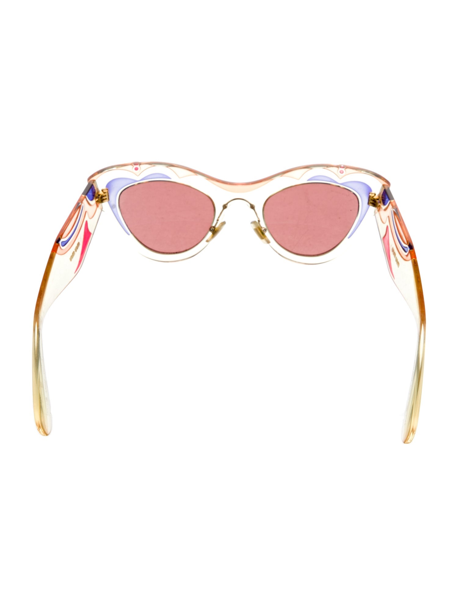 Miu Miu Cat-Eye Tinted Sunglasses