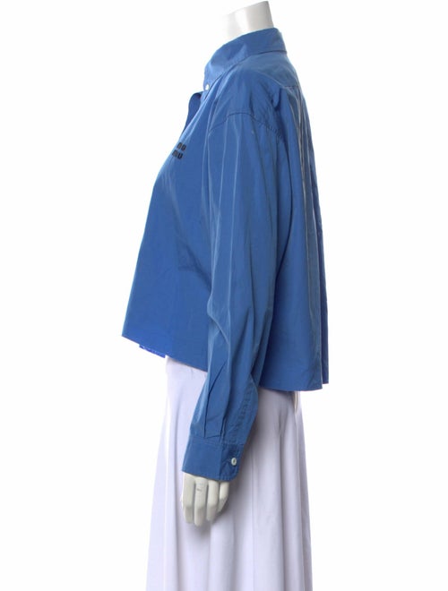 Miu Miu 2022 Long Sleeve Crop Top